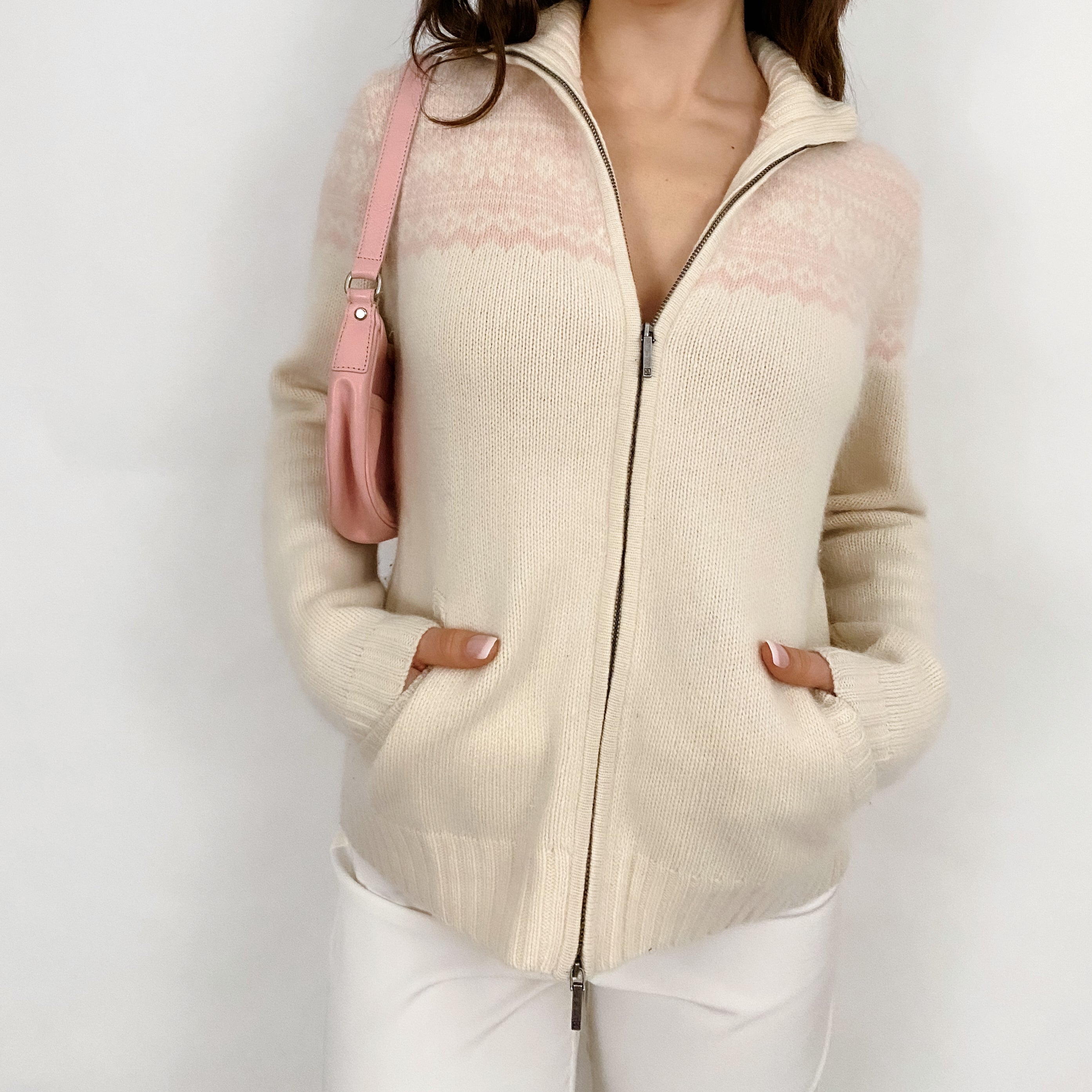 Snow Bunny Double Zip Cardi - Medium