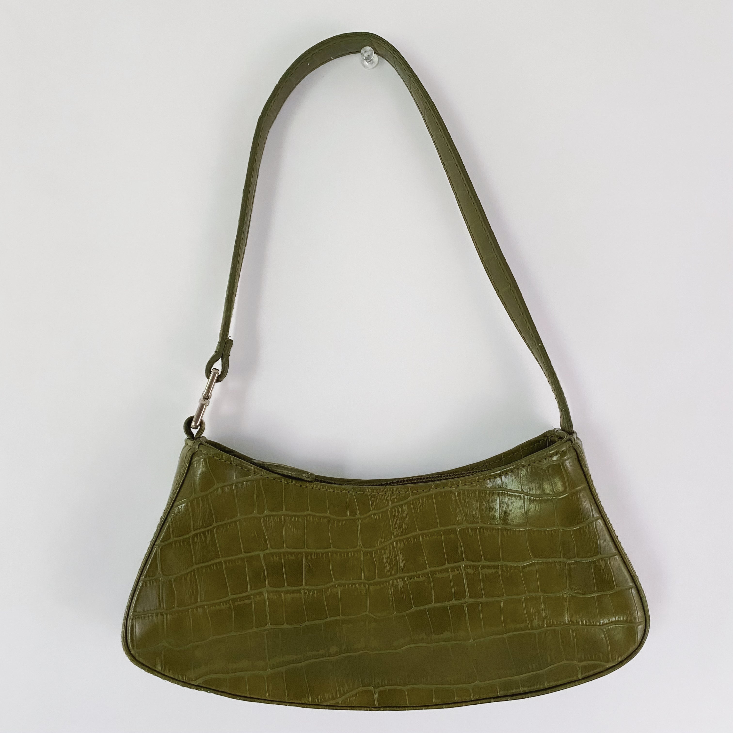 Olive Y2K Mini Shoulder Bag