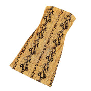 90s Snakeskin Tube Dress