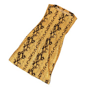 90s Snakeskin Tube Dress