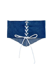 Reworked Wrangler Dark Wash Corset
