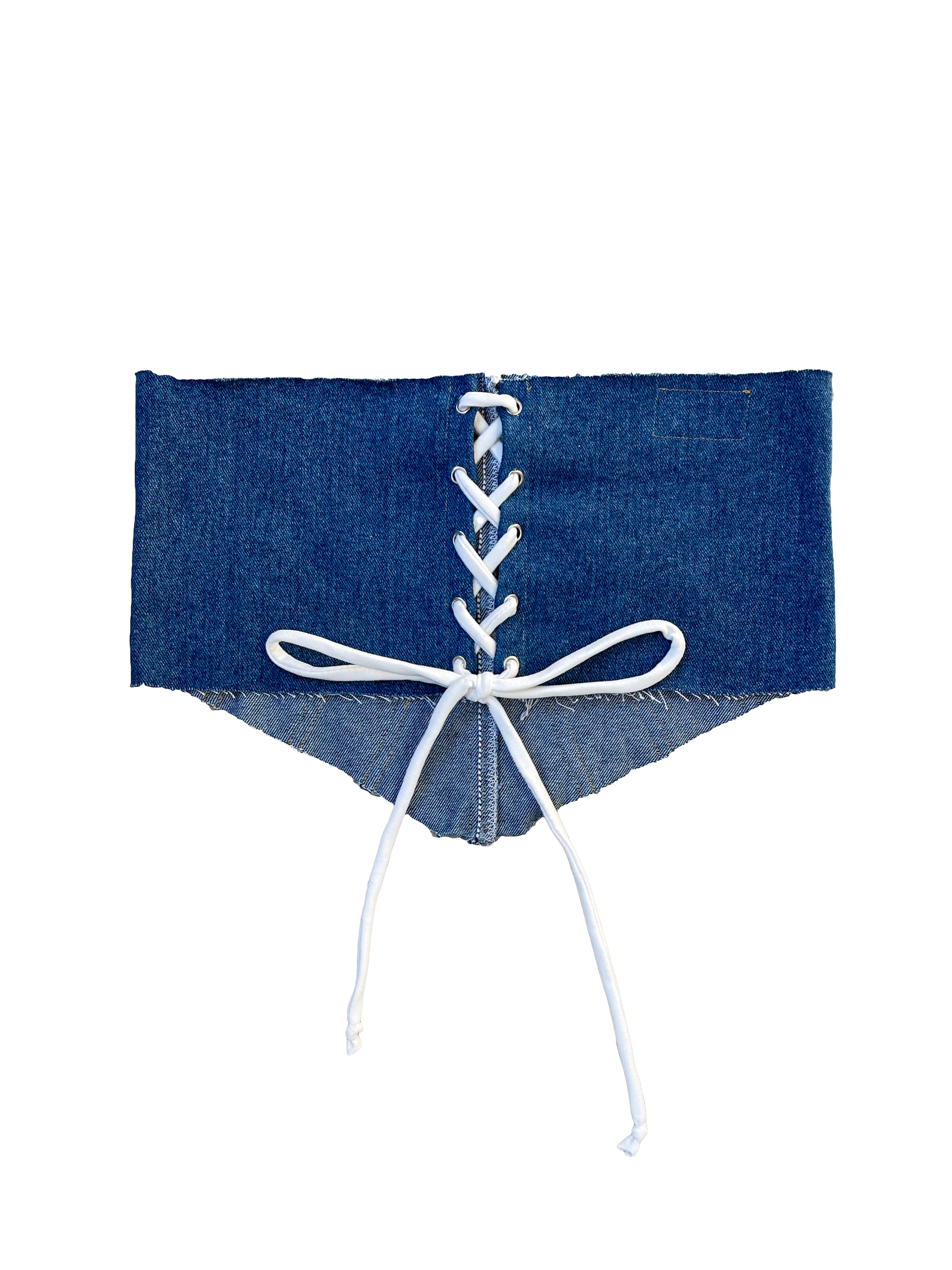 Reworked Wrangler Dark Wash Corset