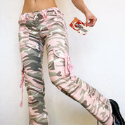 Early 2000s Pink Camo Cargos