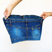 Early 2000s Strapless Denim Top