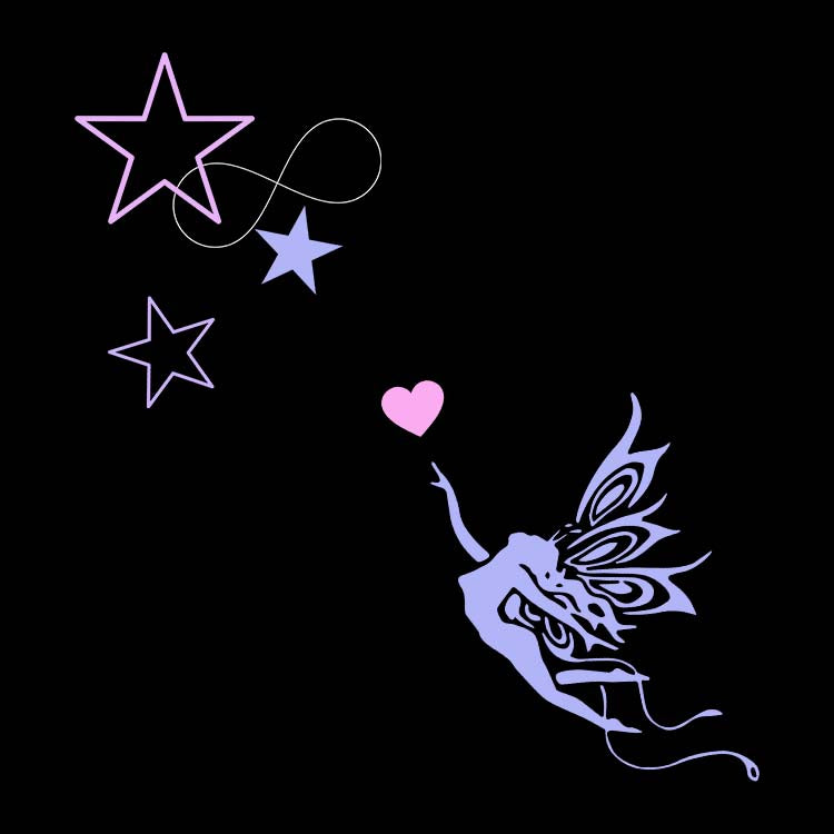 infinite potential fairy sweat set - small