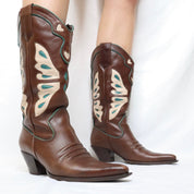 90s Butterfly Cowboy Boots (6)