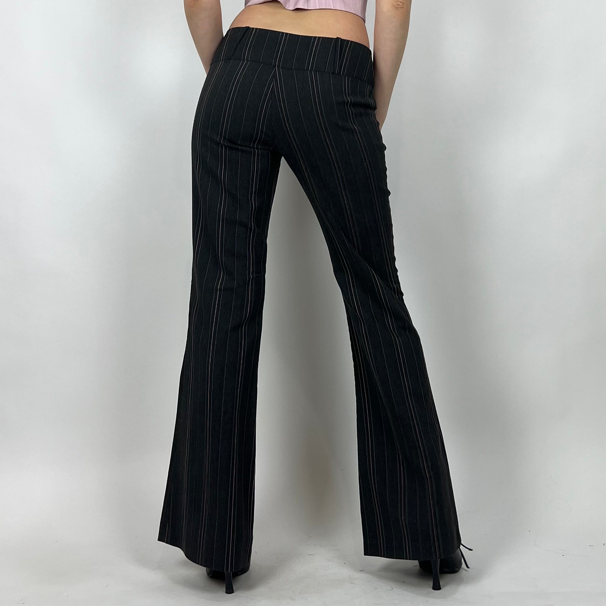 2000s Pink & Grey Low Rise Trousers (S)