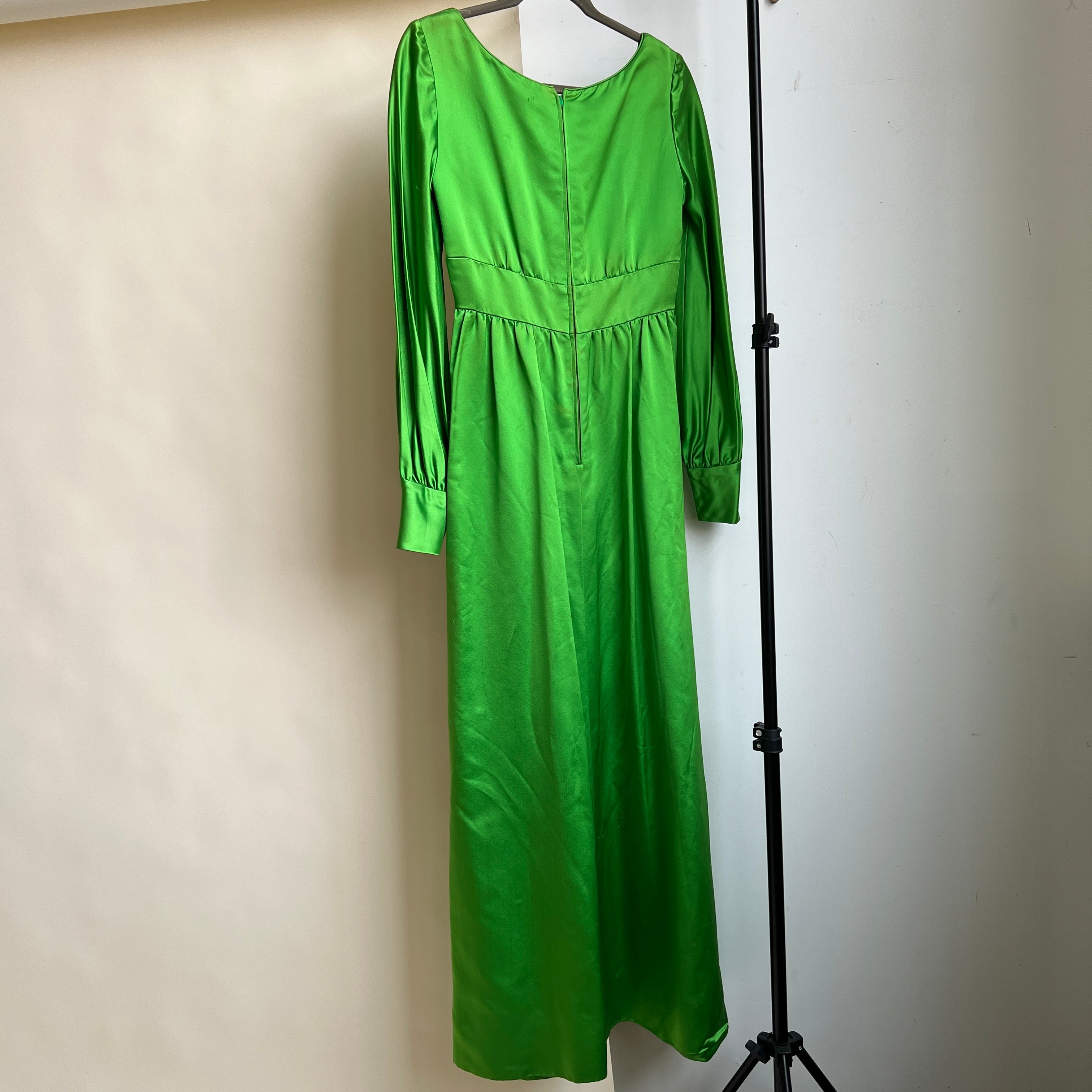 Vintage satin empire dress