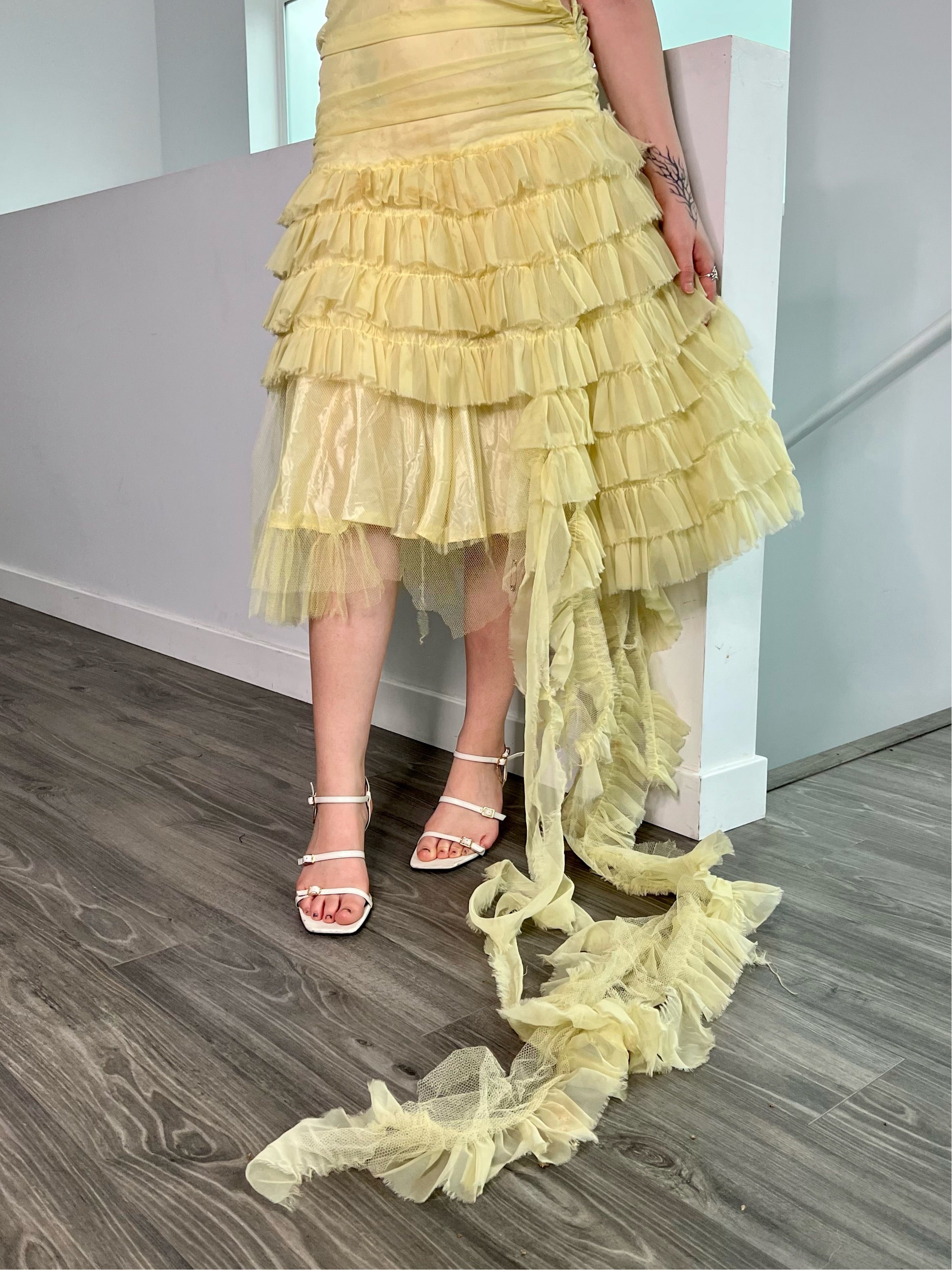 Vintage Ruffle Dress