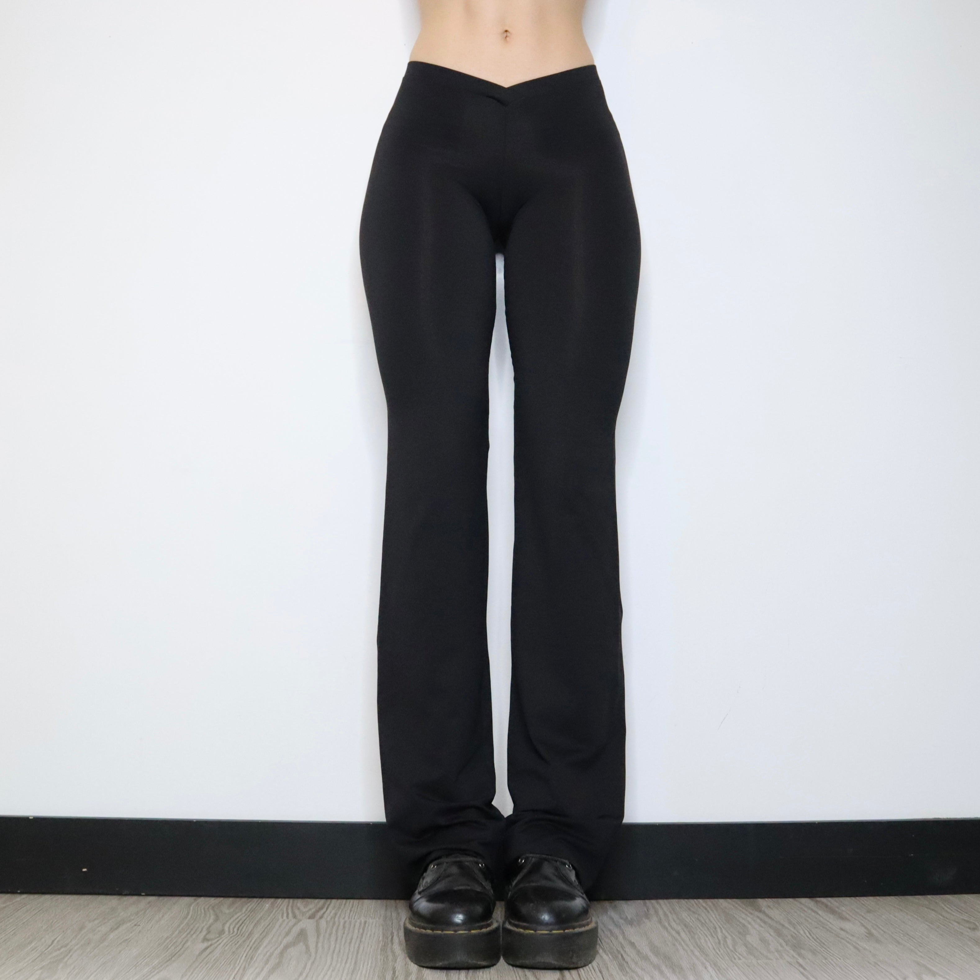Black Flare Pants (XS) 