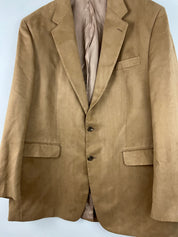 Taupe suede blazer