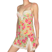 Floral lace slip
