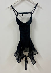 Black Cutout Bustier