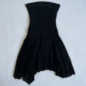 90s black tube fairy dress (S)