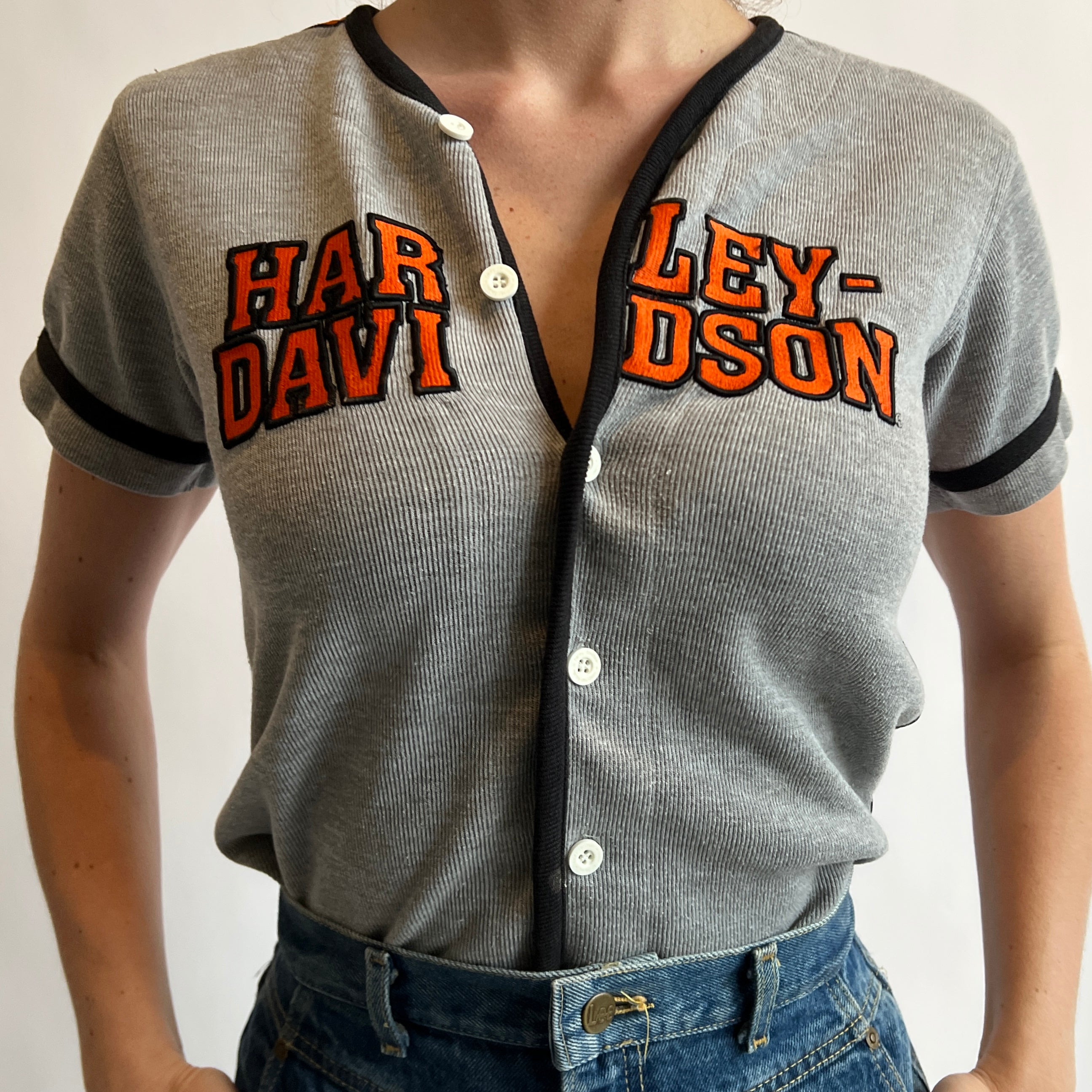 Harley Davidson baseball jersey 