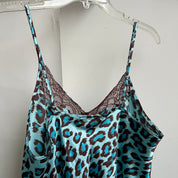 animal print midi slip XL