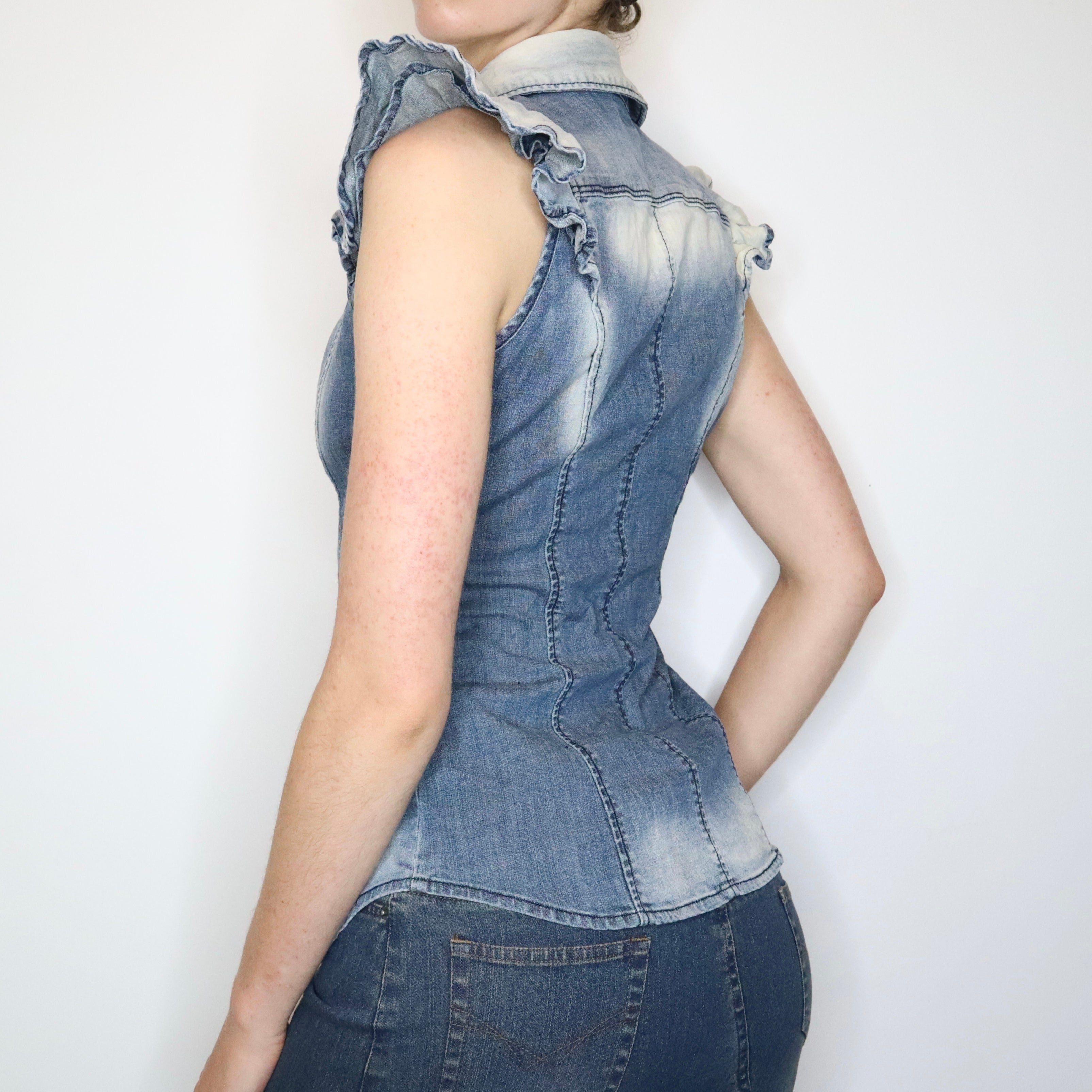 Miss Sixty Denim Button Up (Small) 