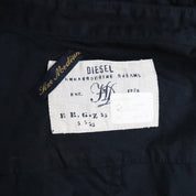 Y2K DIESEL Black Button Up Shirt (L)