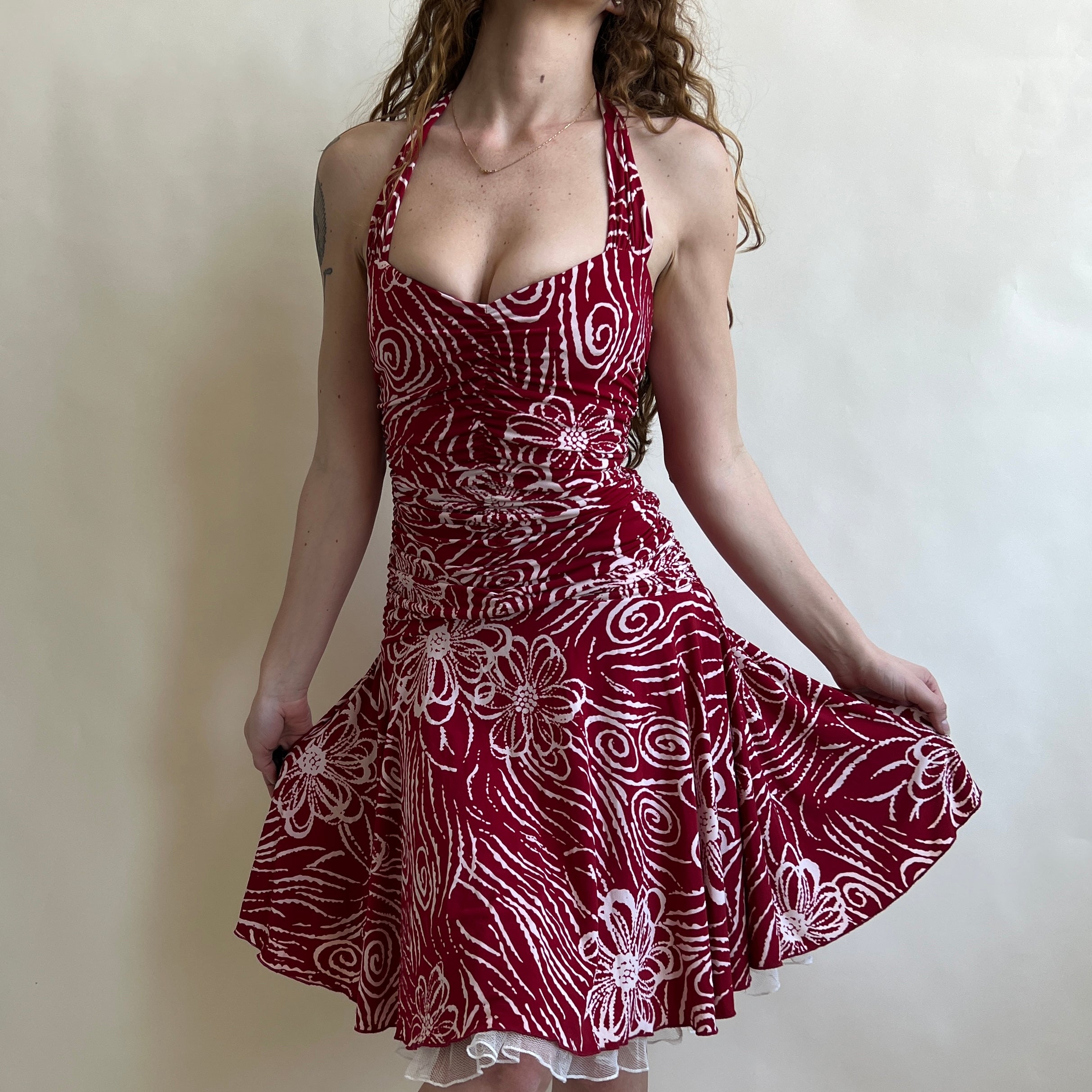 00s summer sangria dress