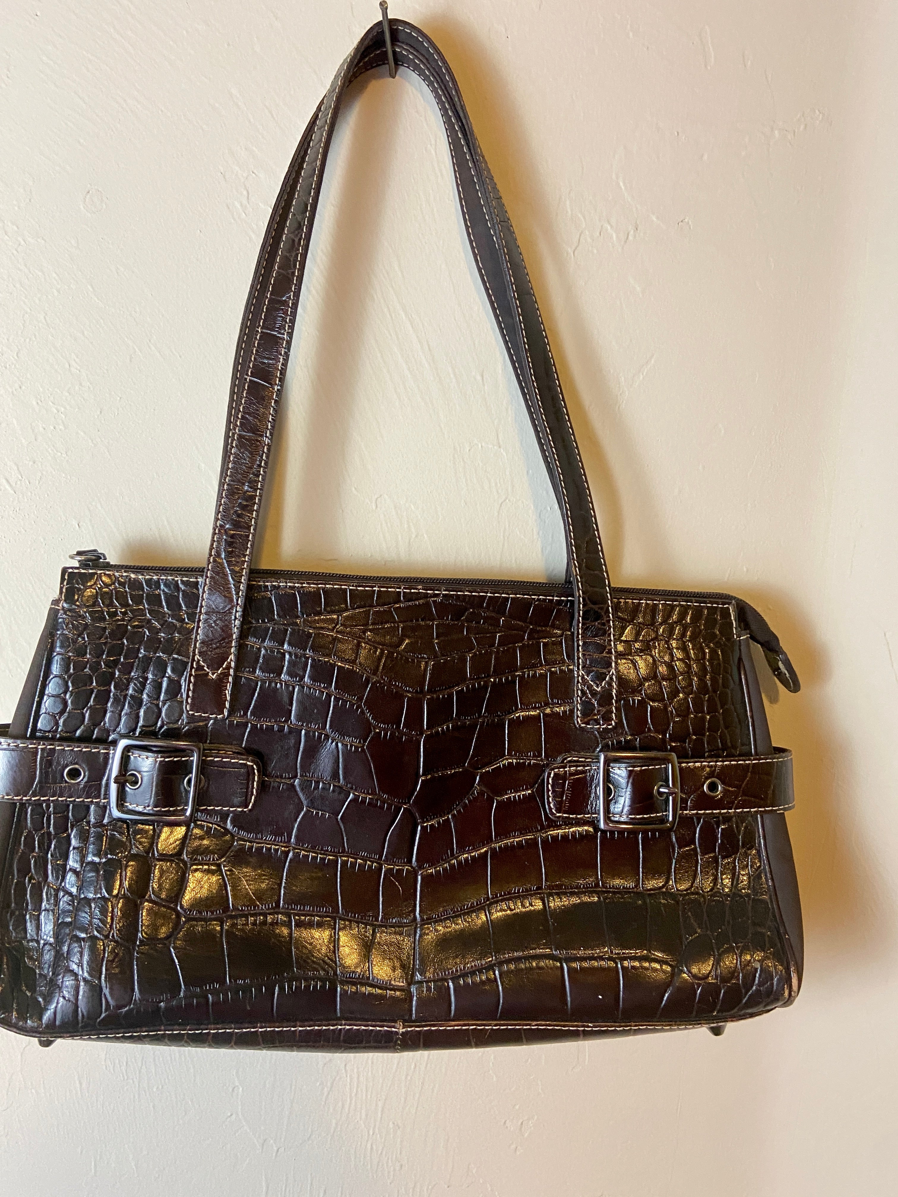 Vintage Brown Leather Purse