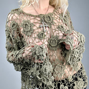 Floral Crochet Longsleeve