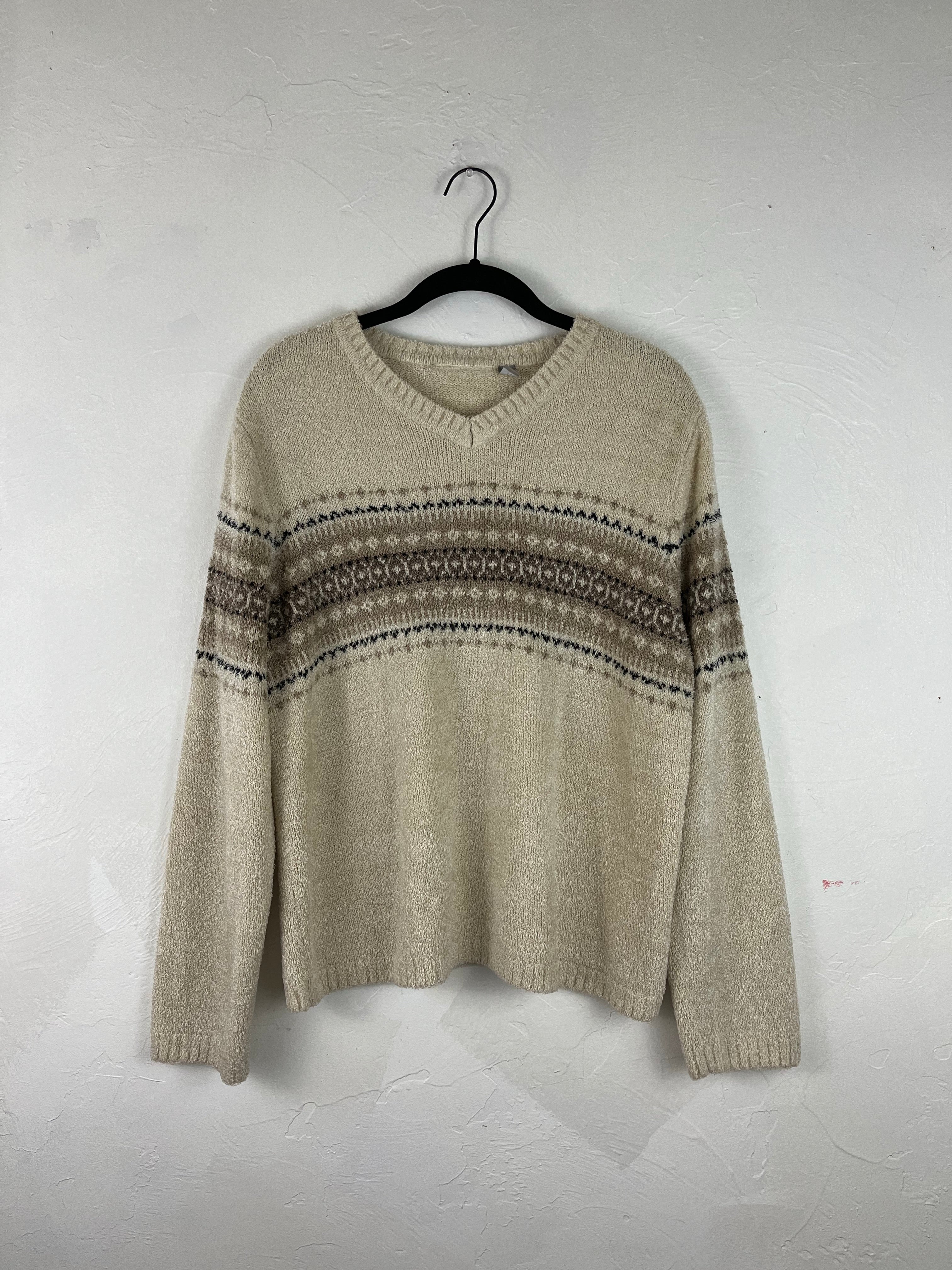 Winter v-neck sweater