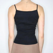 Y2K Black Slogan Cami (Small)