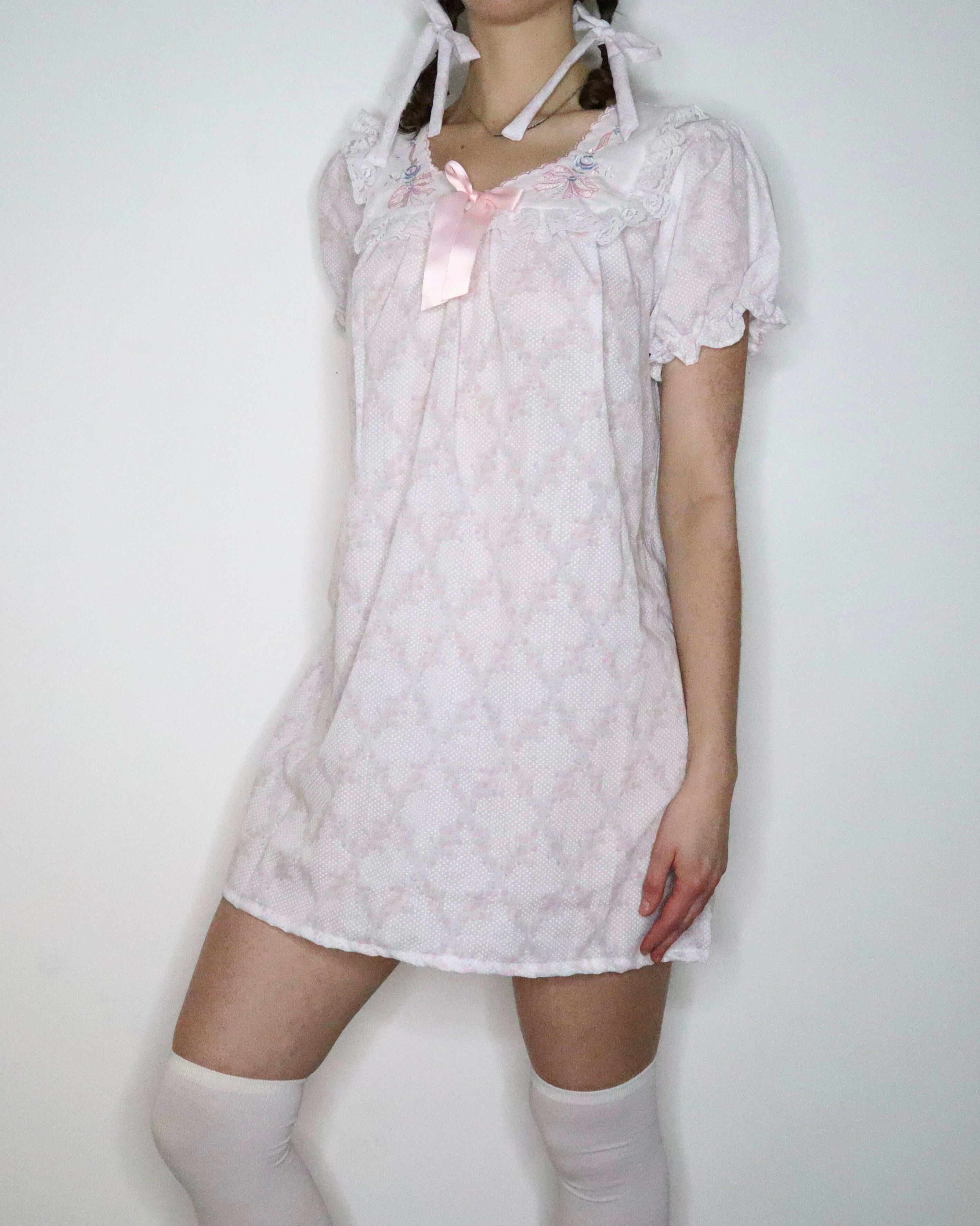 Pastel Babydoll Nightgown (Large) 