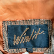 Patchwork suede bomber jacket
