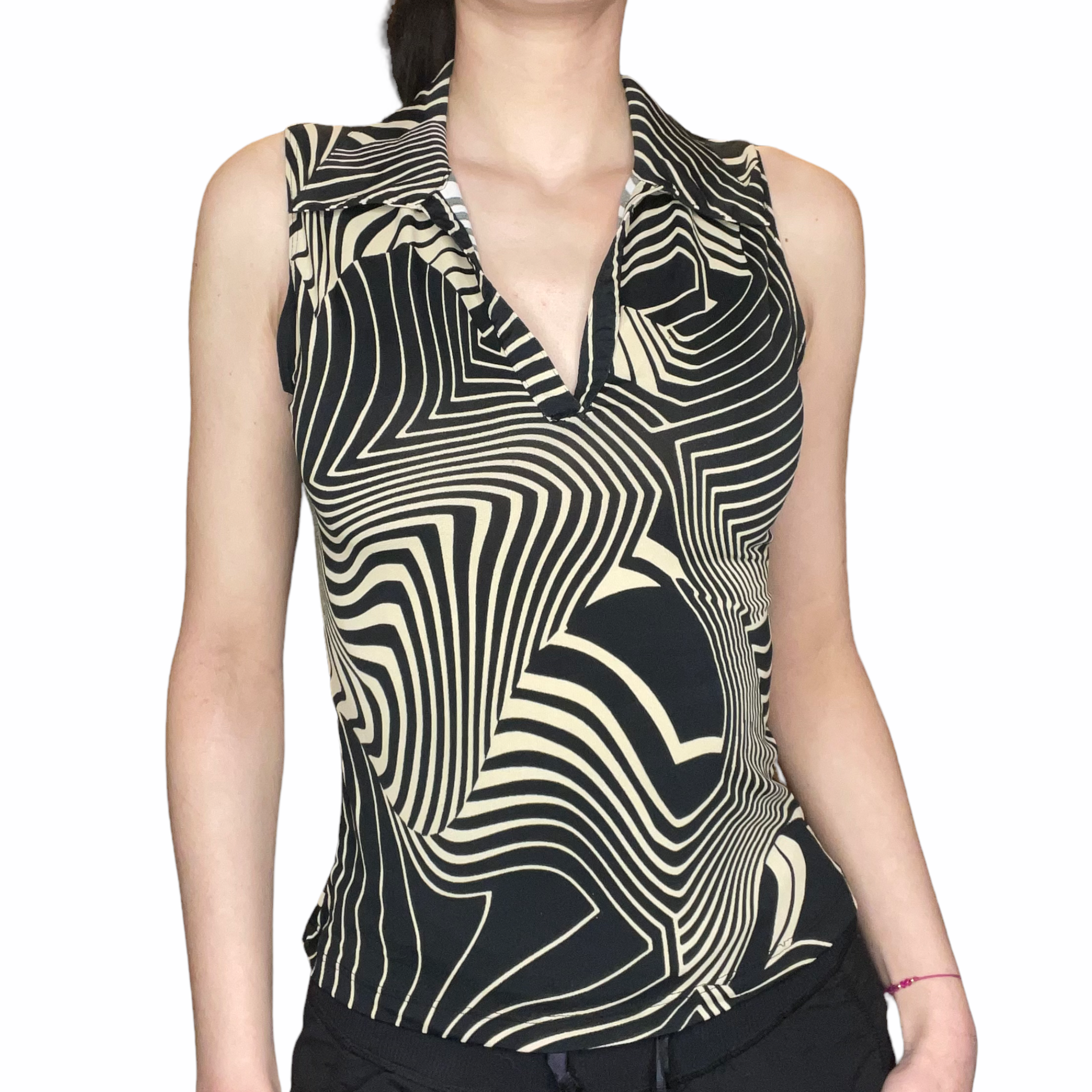 abstract fitted top
