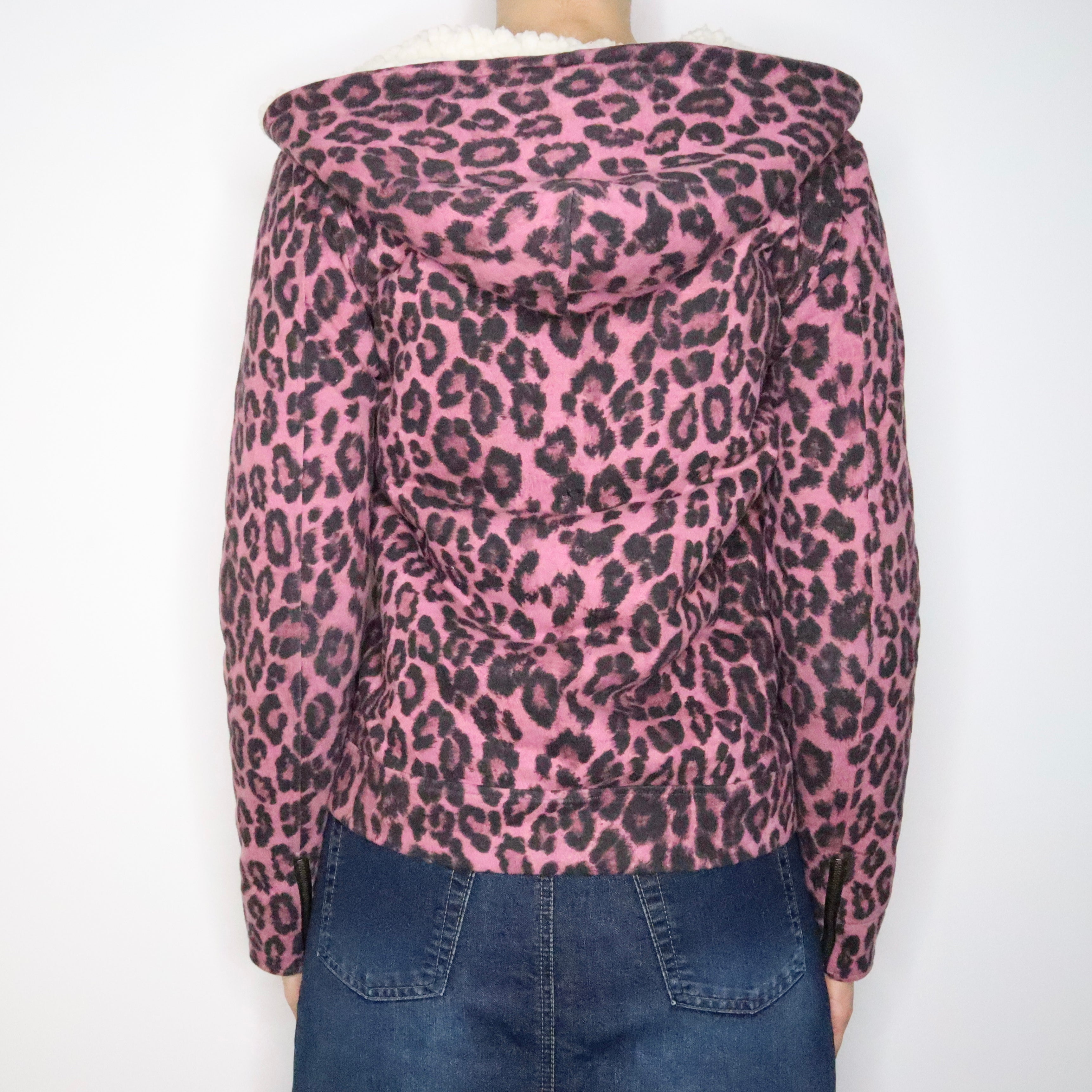 Hysteric Glamor Pink Cheetah Print Hoodie (S-L)