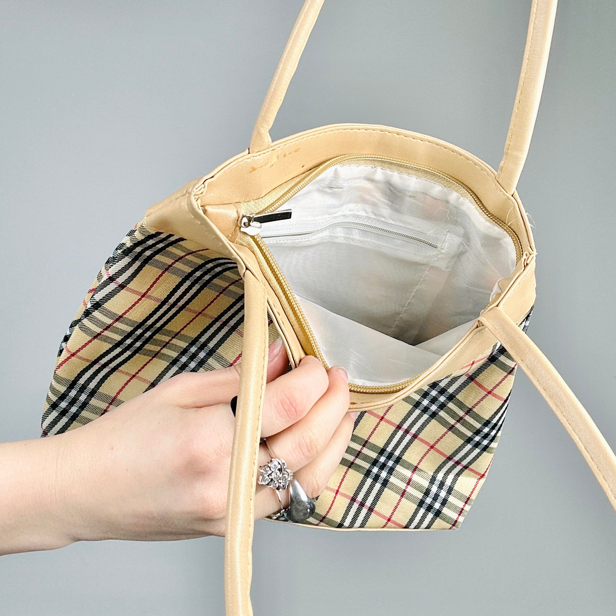 Nova Check Plaid Purse