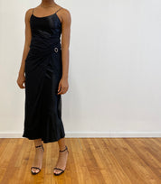 Black multi layer maxi
