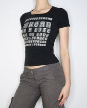 Morgan De Toi Graphic Baby Tee (S-M) 
