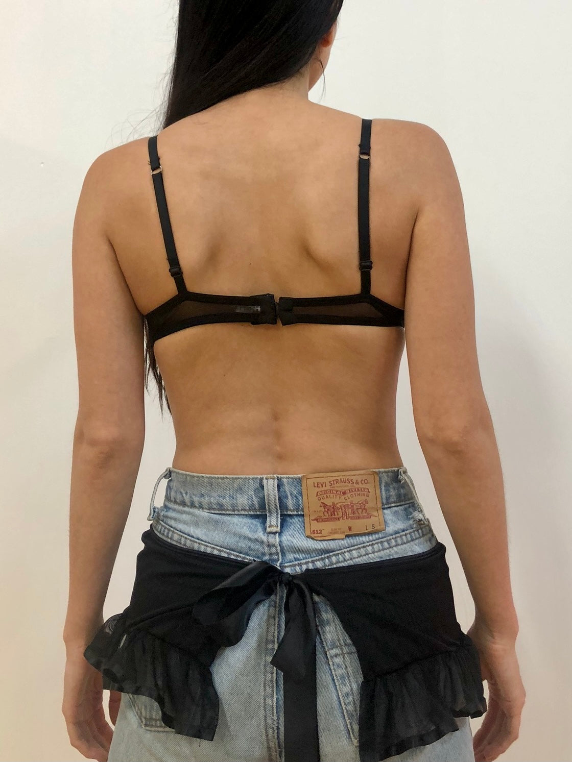 Black Cutout Bustier