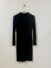 Black Button Up Midi