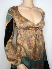 Custo Barcelona Silk Babydoll Dress (S-M) 