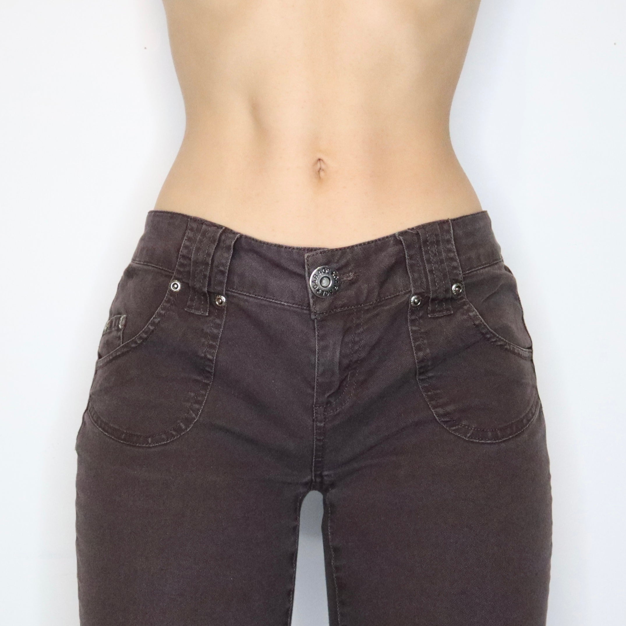 Low Rise Flare Pants (Medium) 
