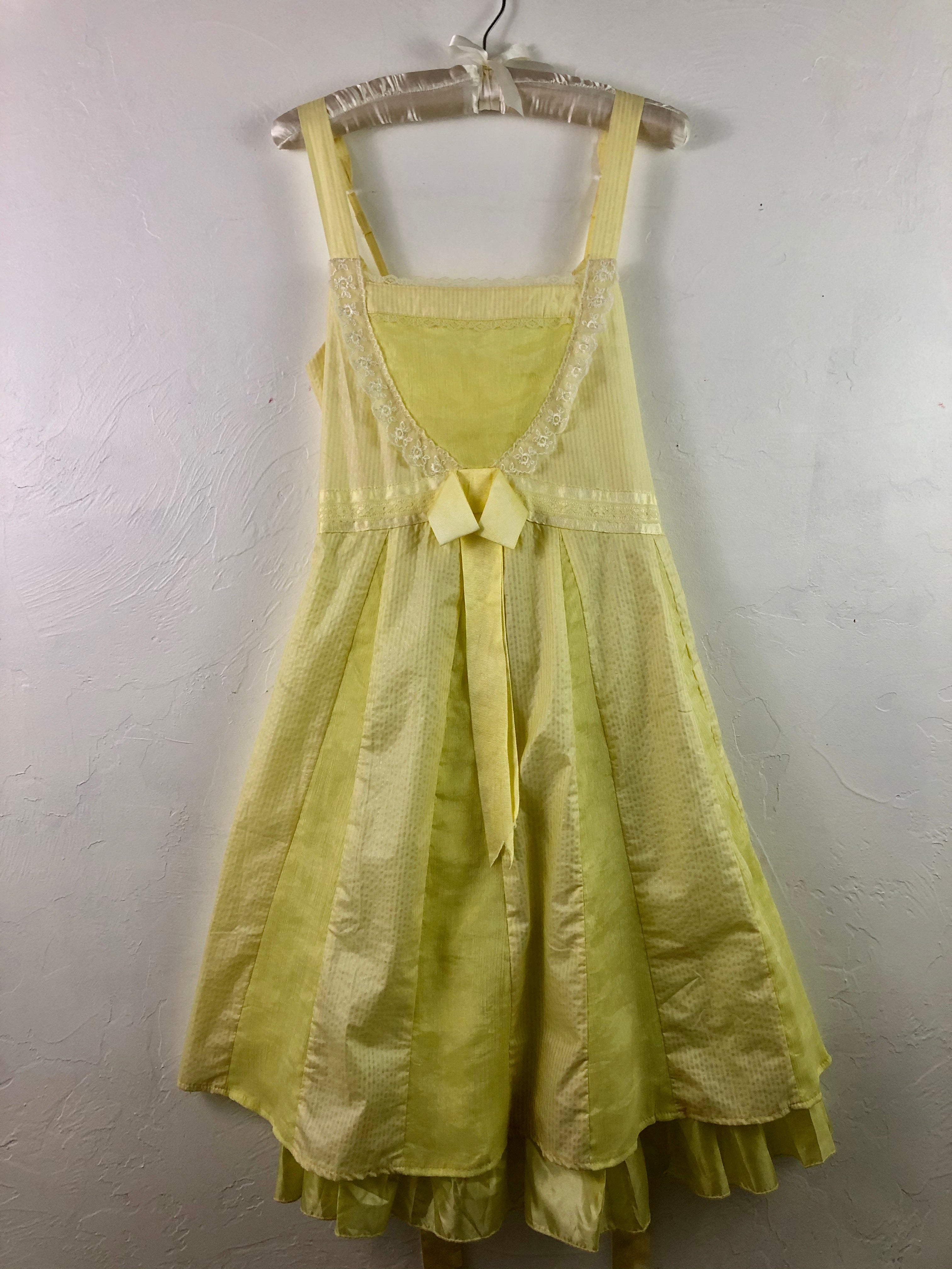 Candy shop yellow midi