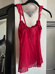 Cherry red skin tight