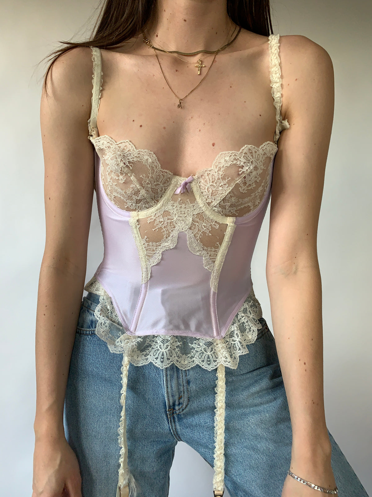 Vintage Lace Bodysuit — Holy Thrift
