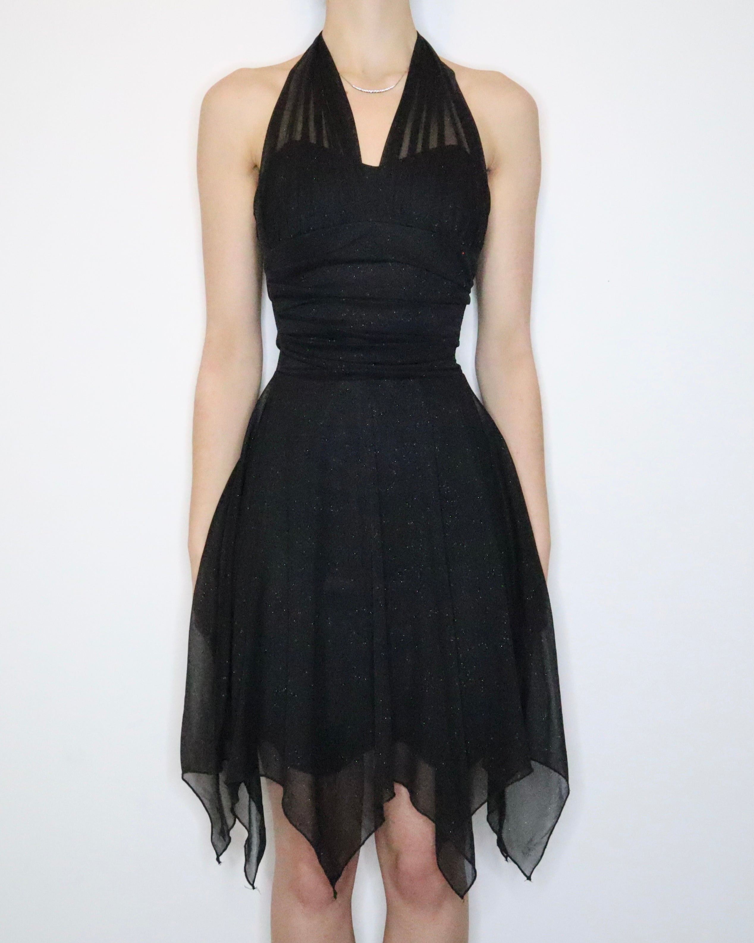 Black Glitter Fairy Dress (Small)