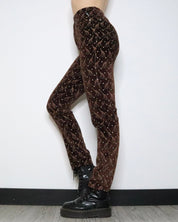 Versace Velvet Giraffe Pants (Small) 