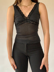 Y2K Polka Dot Cami