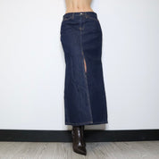 Denim Maxi Skirt (S-M) 