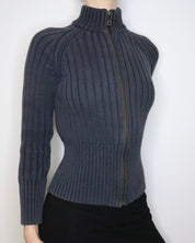 Tommy Hilfiger Zip Up Sweater (Medium) 
