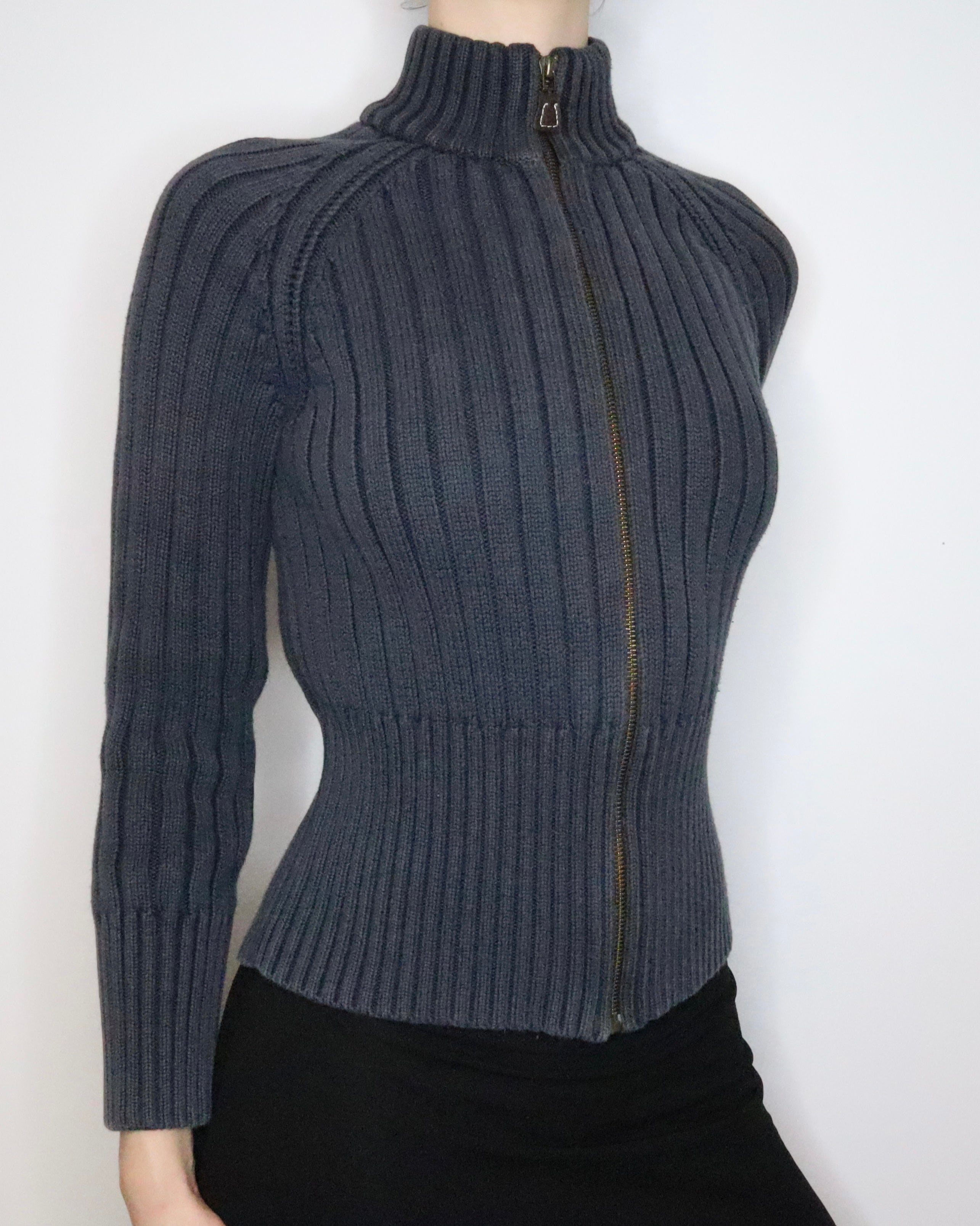 Tommy Hilfiger Zip Up Sweater (Medium) 