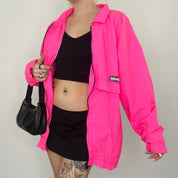 Vintage Neon Pink Hardbody Windbreaker