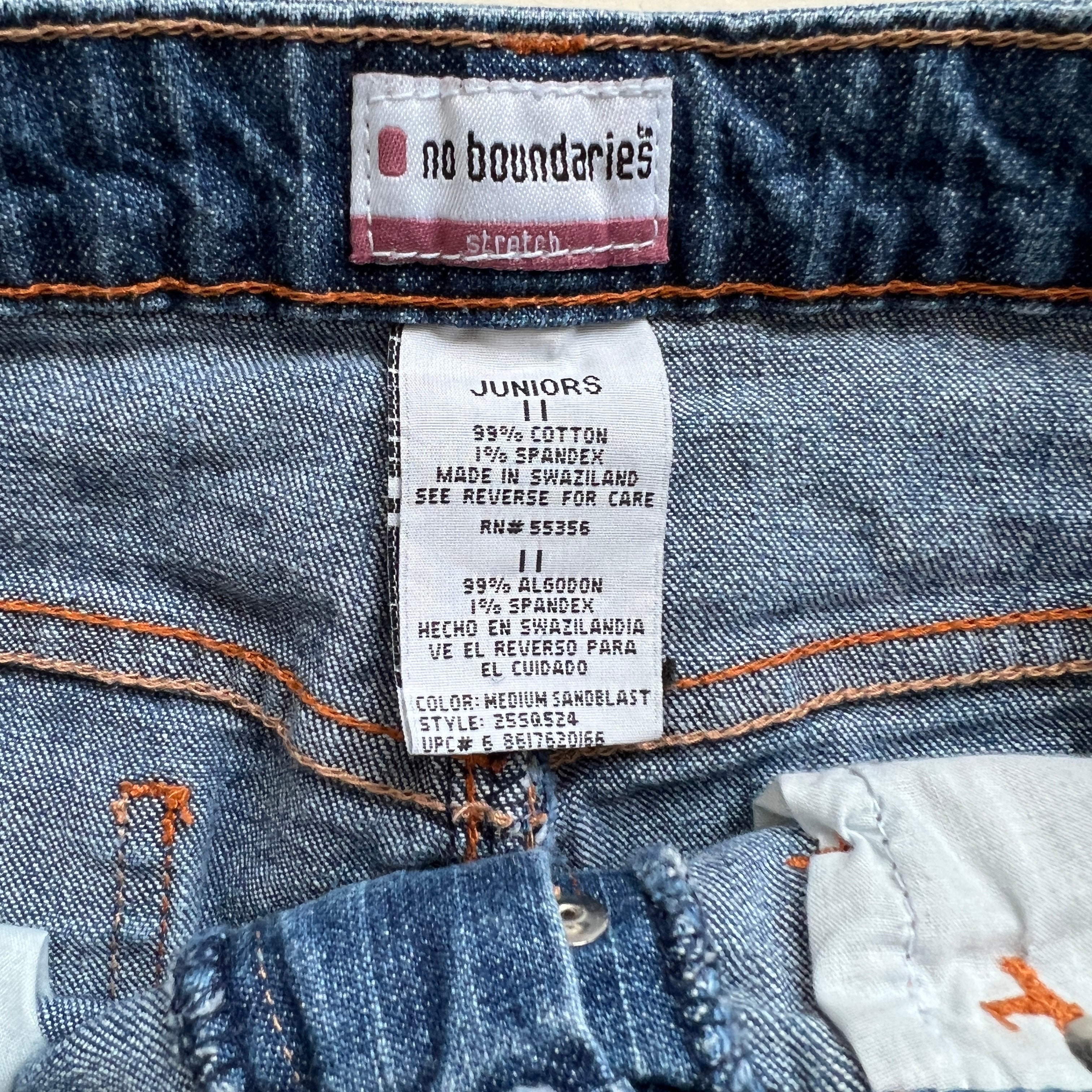 denim mini skirt sz L