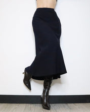 Ralph Lauren Navy Maxi Skirt (XS) 